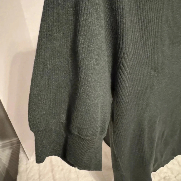 Terra and Sky Sweater- Green - Size 1X - Picture 2 of 5